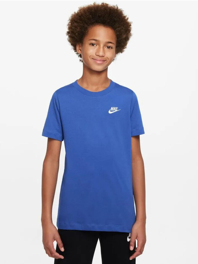 T-shirt à manches courtes emb futura bleu garçon - Nike