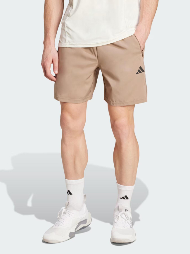 Short de sport tr-es marron homme - Adidas