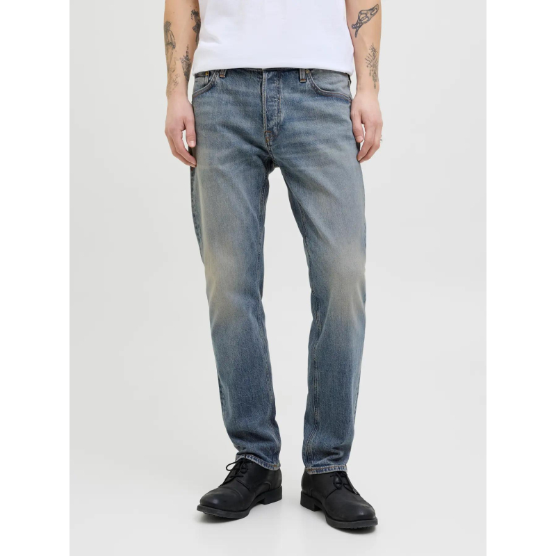 Jean tapered fit jjmike original sdb 556 bleu homme - Jack & Jones