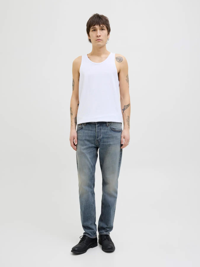 Jean tapered fit jjmike original sdb 556 bleu homme - Jack & Jones