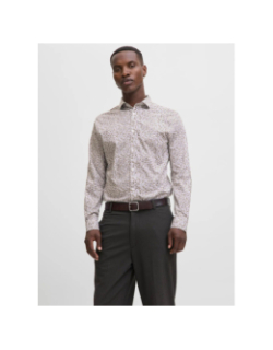 Chemise stretch à impression florale blanc homme - Jack & Jones