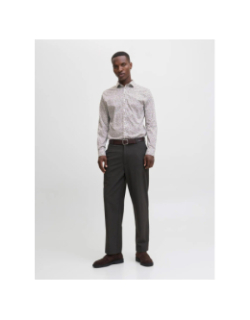 Chemise stretch à impression florale blanc homme - Jack & Jones