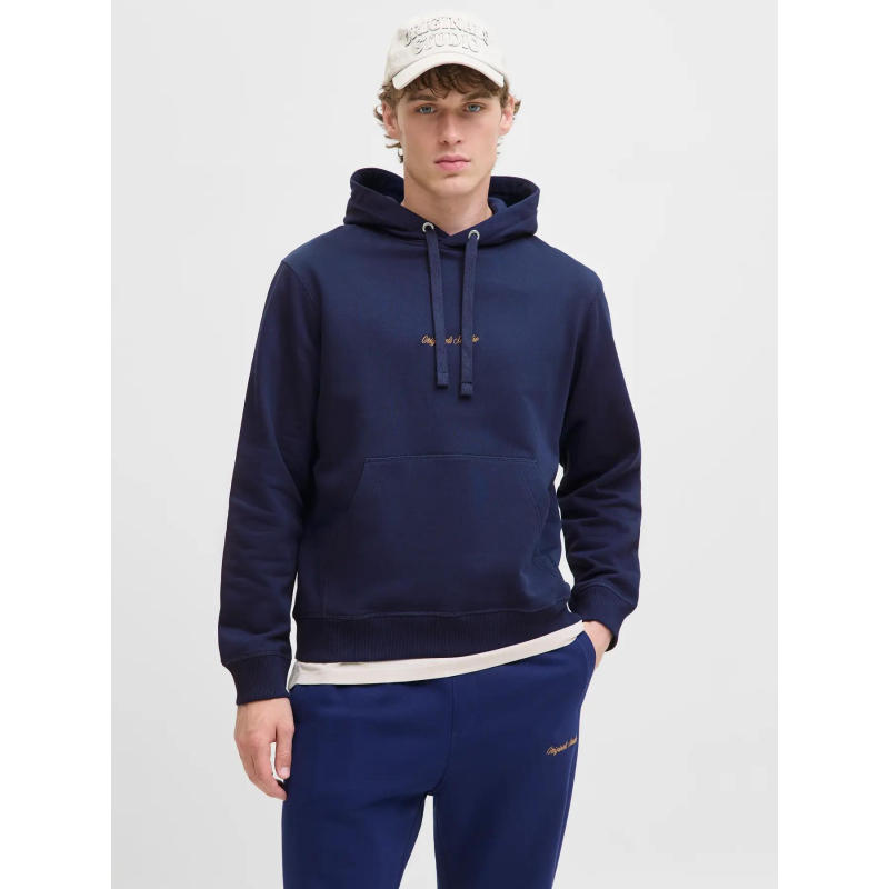 Sweat à capuche jornorrebro bleu marine homme - Jack & Jones