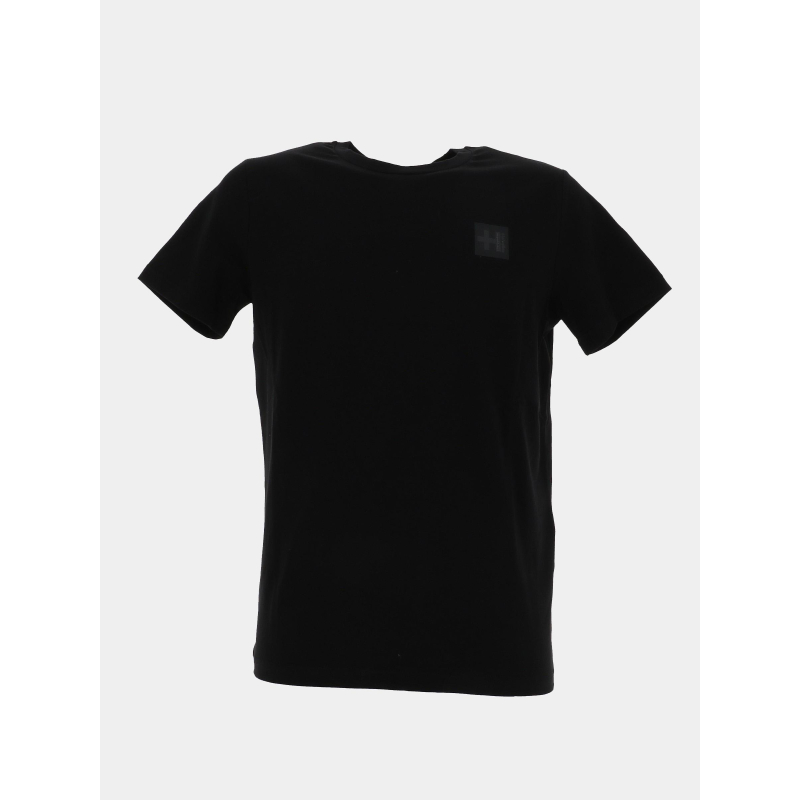 T-shirt à manches courtes square noir homme - Helvetica