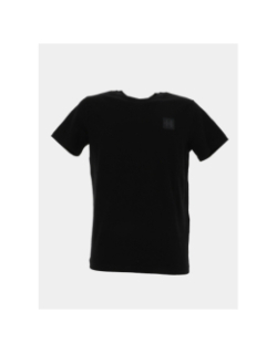 T-shirt à manches courtes square noir homme - Helvetica