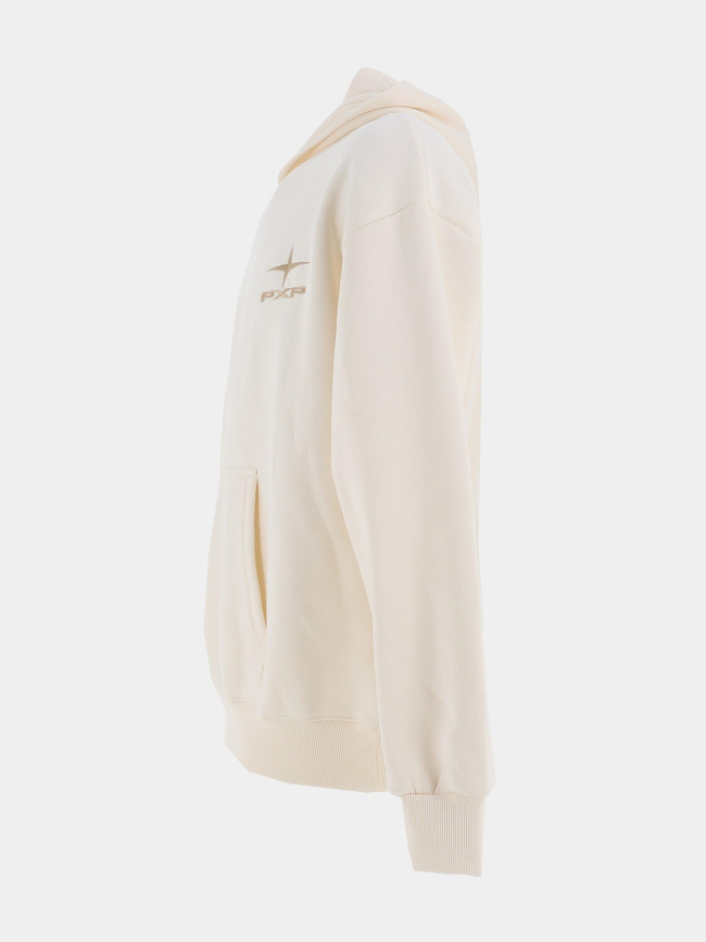 Sweat à capuche polaris beige homme - Project X Paris