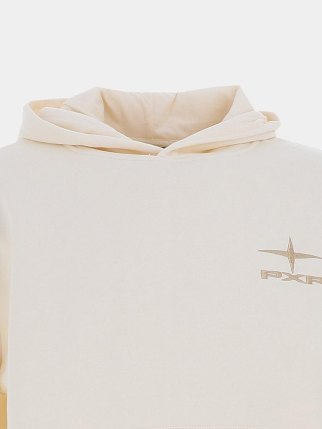 Sweat à capuche polaris beige homme - Project X Paris