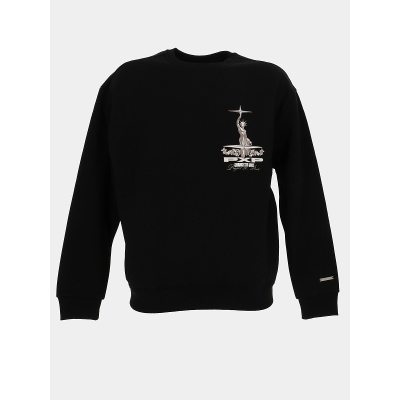 Sweat à col rond the game noir homme - Project X Paris