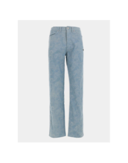 Jean slim à motif feuillage bleu ciel homme - Project X Paris