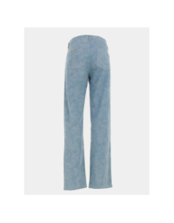 Jean slim à motif feuillage bleu ciel homme - Project X Paris