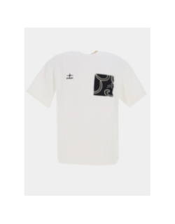 T-shirt à poche brodée blanc homme - Project X Paris