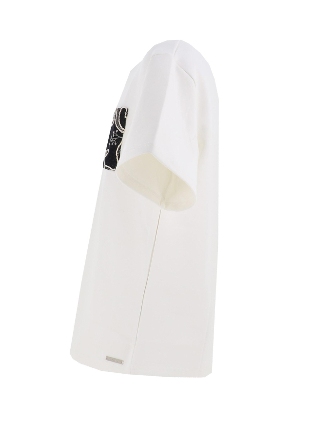 T-shirt à poche brodée blanc homme - Project X Paris