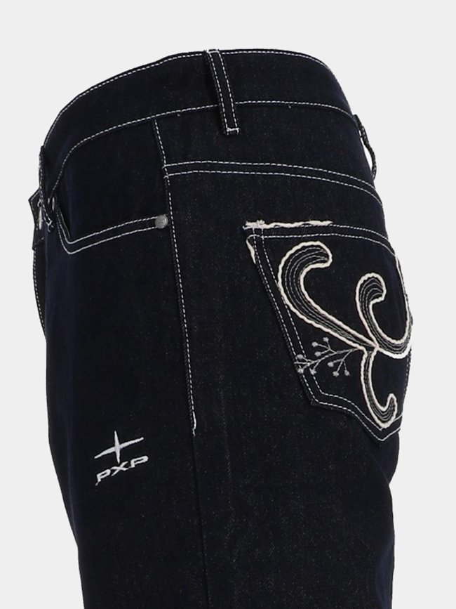 Jean à poches brodées bleu marine homme - Project X Paris