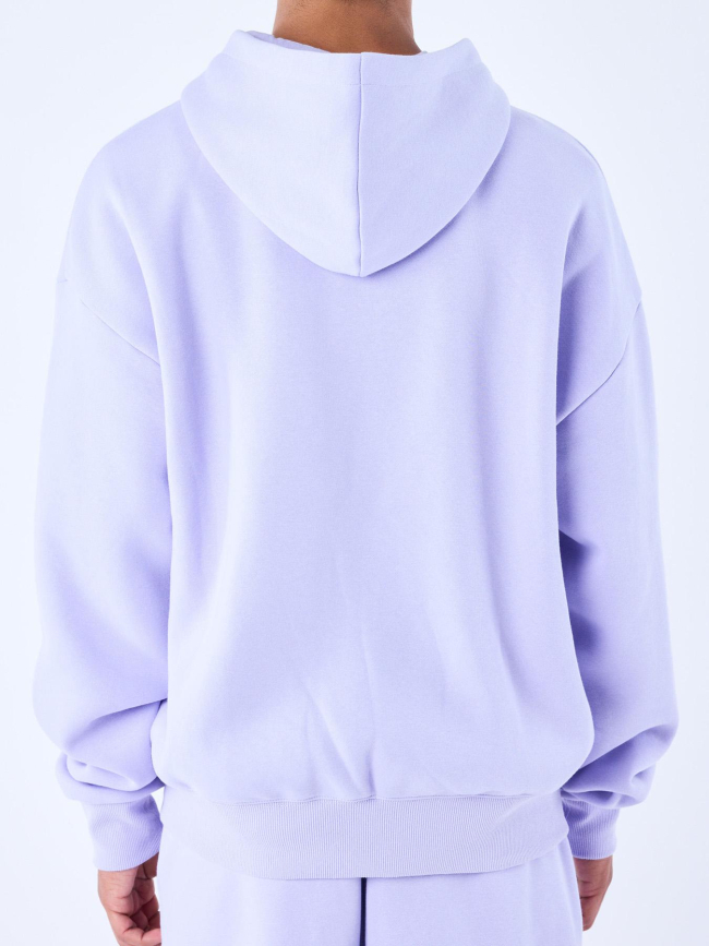 Sweat à capuche zippé logo polaris violet femme - Project X Paris