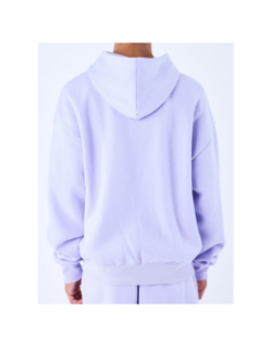 Sweat à capuche zippé logo polaris violet femme - Project X Paris