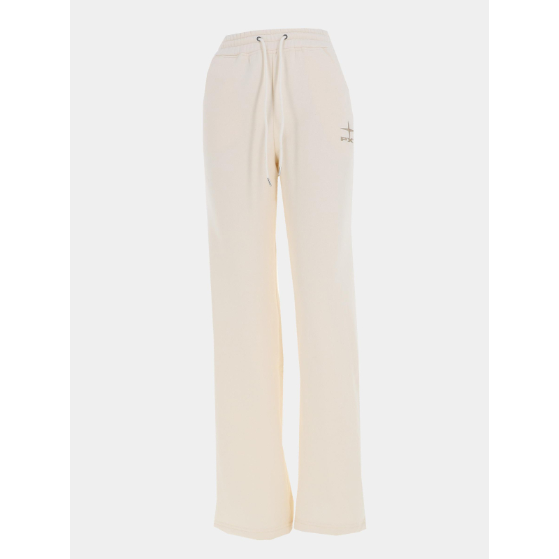 Pantalon jogging polaris brodé beige femme - Project X Paris