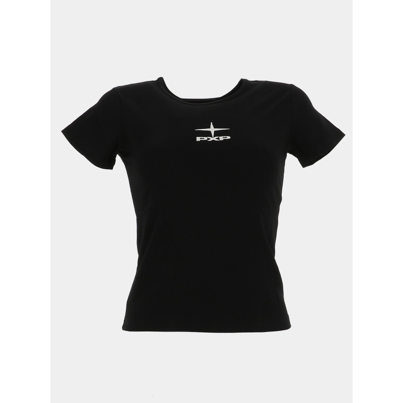 T-shirt logo polaris brodé noir femme - Project X Paris