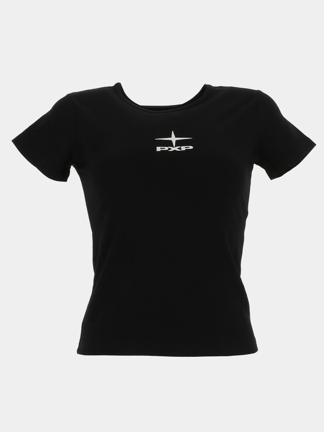 T-shirt logo polaris brodé noir femme - Project X Paris