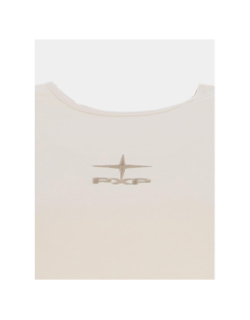 T-shirt logo polaris brodé beige femme - Project X Paris