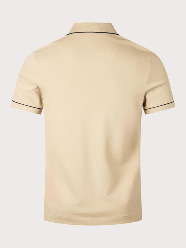 Polo en piqué stretch paris beige homme - Lacoste