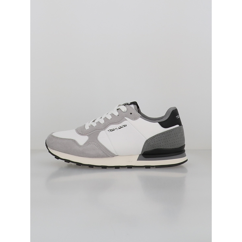 Baskets blanc noir et gris homme - Teddy Smith