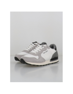 Baskets blanc noir et gris homme - Teddy Smith