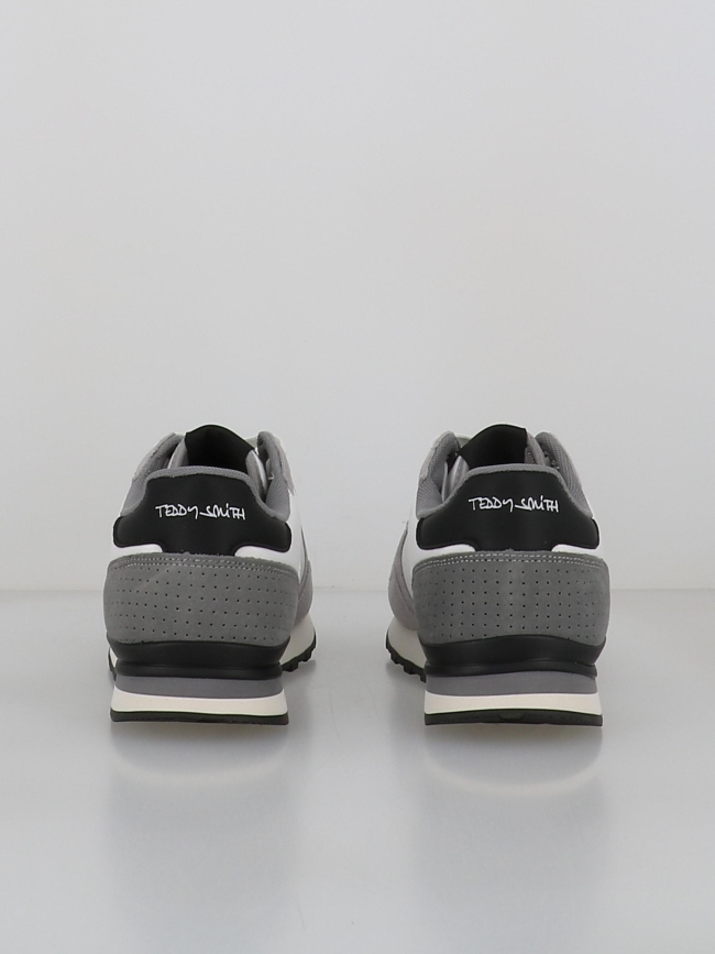 Baskets blanc noir et gris homme - Teddy Smith