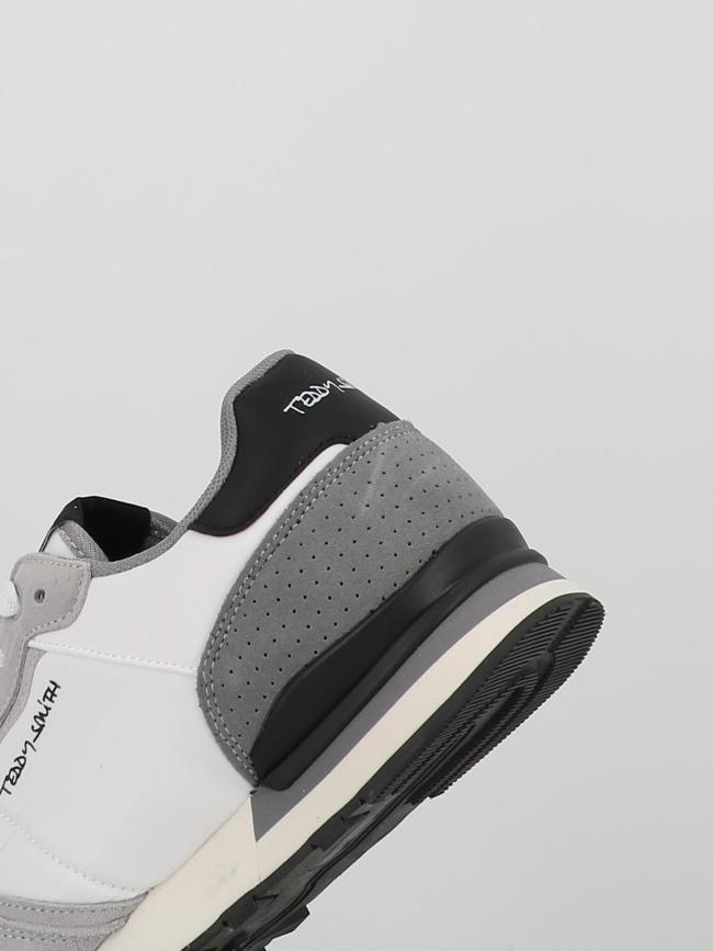 Baskets blanc noir et gris homme - Teddy Smith