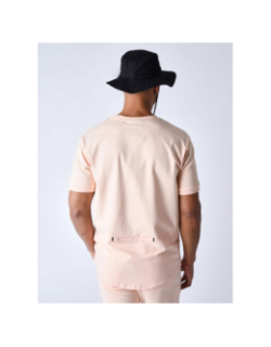 T-shirt technique à découpes rose homme - Project X Paris