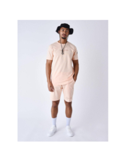 T-shirt technique à découpes rose homme - Project X Paris