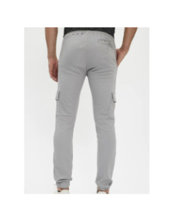 Pantalon cargo à taille élastique gris homme - Project X Paris