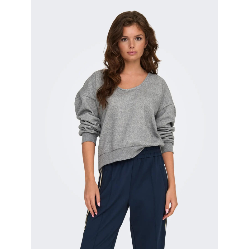 Sweat onllari gris femme - Only
