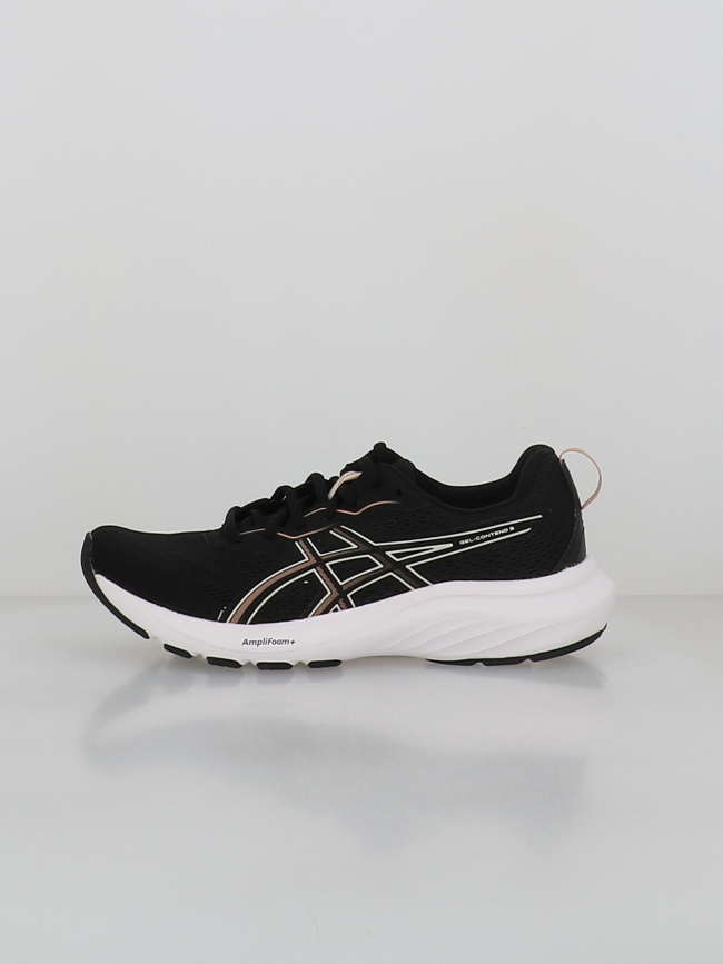 Chaussures de running gel contend 9 noir et rose femme - Asics