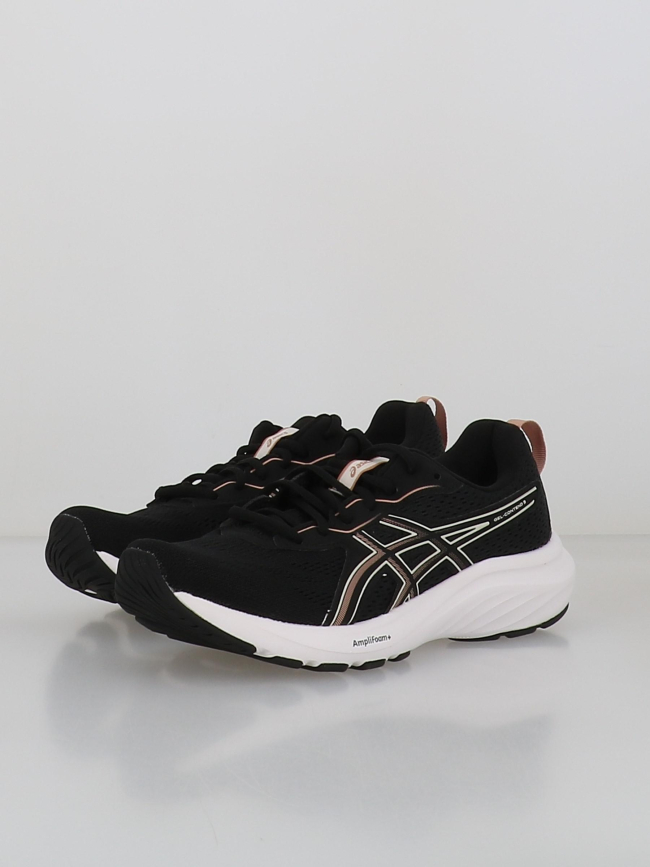 Chaussures de running gel contend 9 noir et rose femme - Asics
