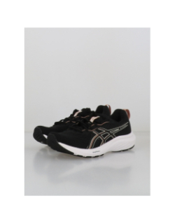 Chaussures de running gel contend 9 noir et rose femme - Asics