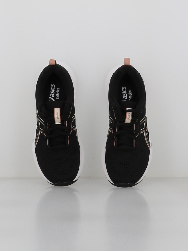 Chaussures de running gel contend 9 noir et rose femme - Asics