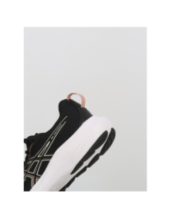 Chaussures de running gel contend 9 noir et rose femme - Asics