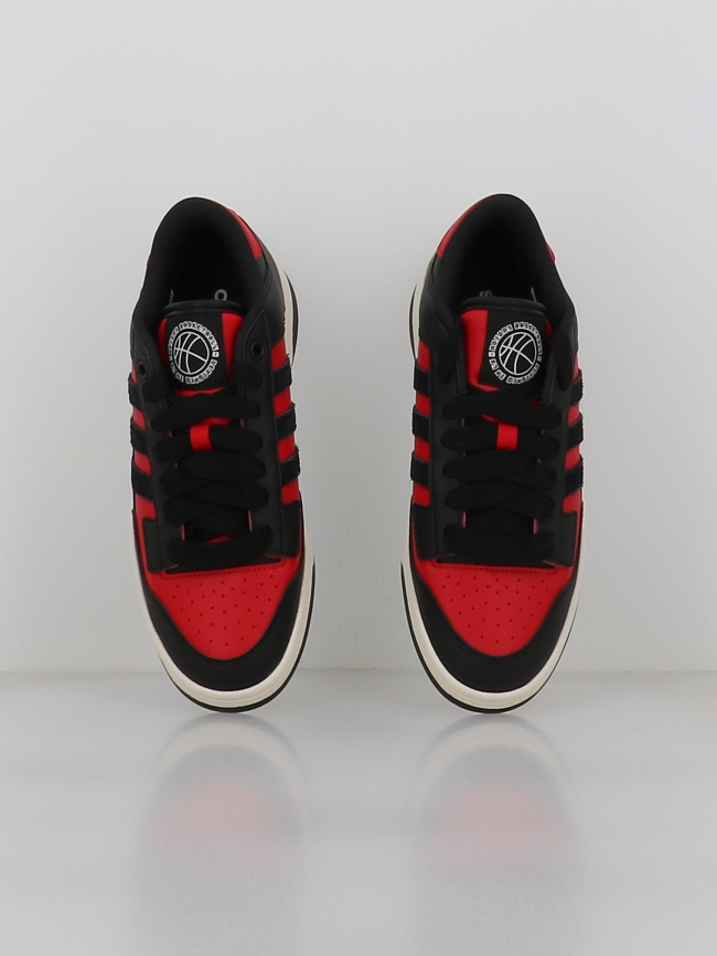 Baskets rapid court low j rouge et noir enfant - Adidas