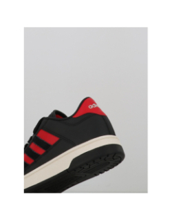 Baskets rapid court low j rouge et noir enfant - Adidas