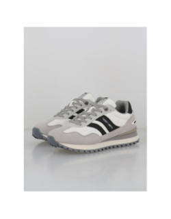 Baskets zapato cro textil blanc et gris homme - Teddy Smith