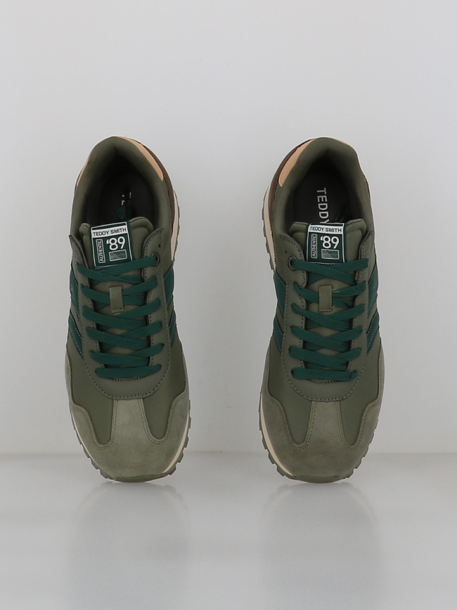 Baskets zapato cro textil kaki homme - Teddy Smith