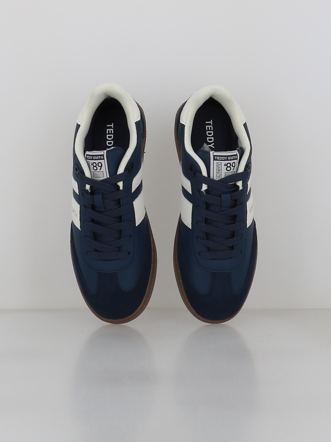 Baskets zapato cro c. bleu marine et blanc homme - Teddy Smith
