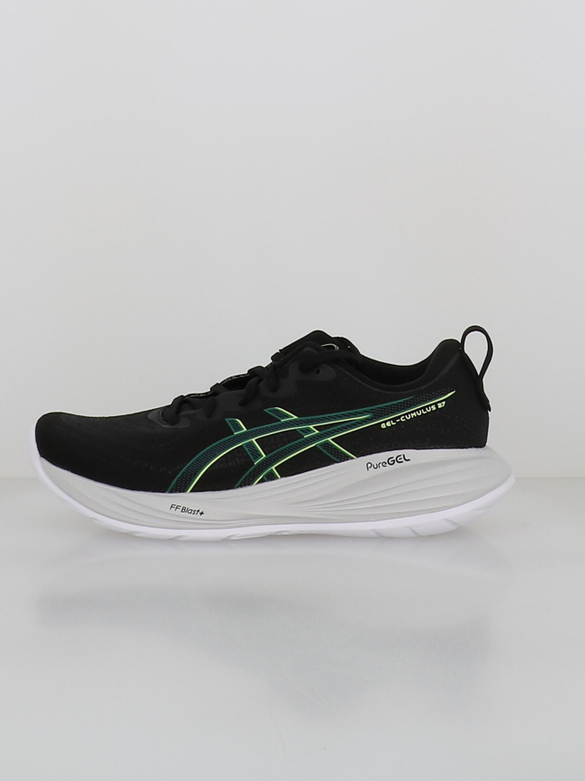Chaussures de running gel cumulus 27 noir et vert homme - Asics