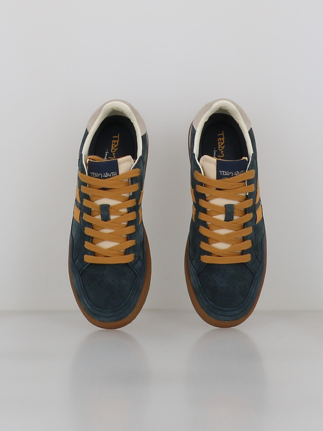 Baskets zapato cro serraje bleu marine homme - Teddy Smith