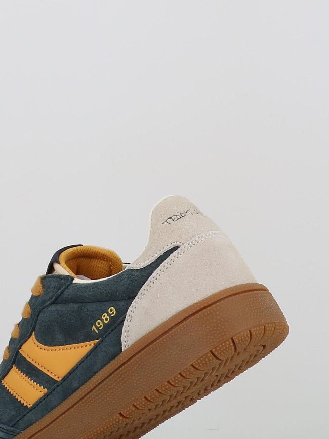 Baskets zapato cro serraje bleu marine homme - Teddy Smith