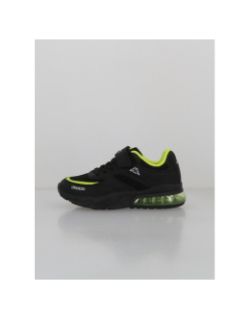 Baskets à scratch saigon noir vert garçon - Kappa