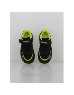 Baskets à scratch saigon noir vert garçon - Kappa