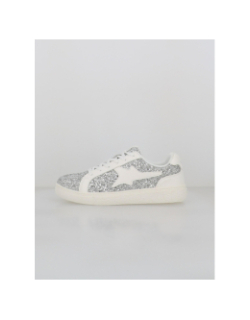 Baskets brillantes onlaurore argenté et blanc femme - Only