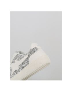 Baskets brillantes onlaurore argenté et blanc femme - Only