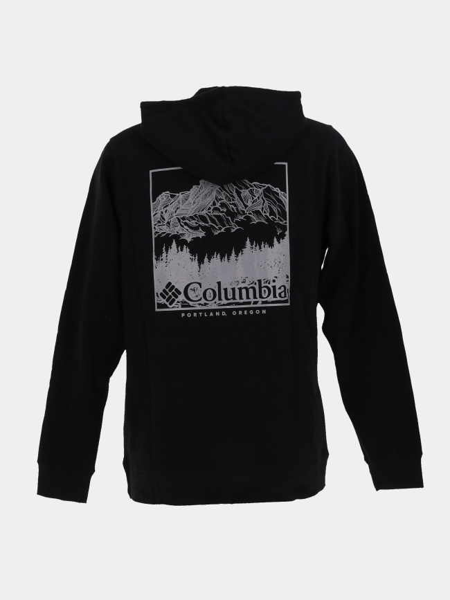 Sweat à capuche trek graphic noir homme - Columbia